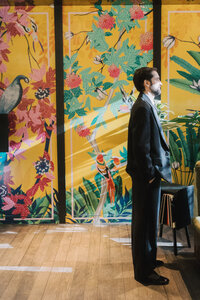 Groom | Artist-Led Editorial Wedding Photography Montreal Science Centre | Juno by Julia C. Vona