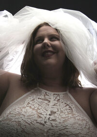 Bridal boudoir, bride, groom, wedding gifts, lace, lingerie, veil