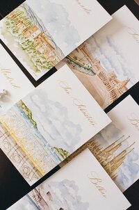 Wedding stationery for a same-sex wedding in San Sebastián