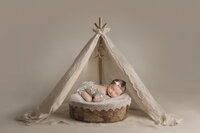 Cream Lace Teepee - Lilley Belle Couture