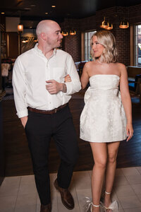 Hotel engagement in Savannah | Documentary-style engagement photographer
