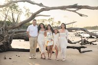 Jacksonville Family Photographer | Family photos at Boneyard Beach, Big Talbot Island | Phavy Photography-0241