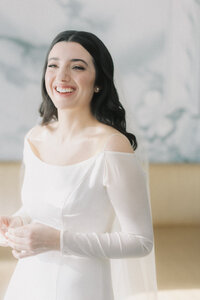 Bride | Luxury Wedding Photography Montreal Science Centre | Juno by Julia C. Vona