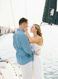 An outdoor engagement session in south Georgia