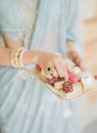 Indian Sweets on a Tray