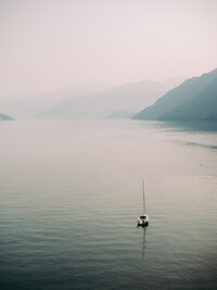 Art Print lake como