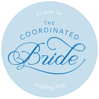 The Coordinated Bride Badge