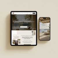 Gin website mock up