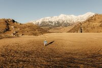 family session in Castle Hill with mountain view