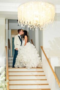 secret kiss belle mer wedding newport