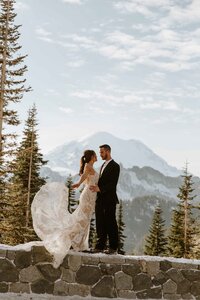 Lake Tipsoo elopement 7