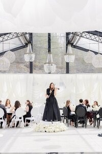 Violinist Playing during luxury reception