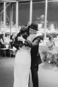 Hug | Editorial Wedding Photography Montreal Science Centre | Juno by Julia C. Vona