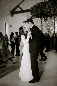 bride and grooms first dance wedding photography