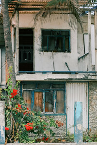 Rundown building in Ecuador
