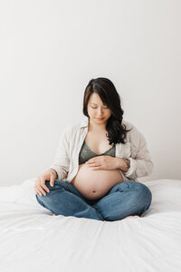 Toronto Maternity Photography at home