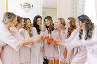 Spring Wedding bridal party