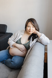 Toronto Maternity Photography at home