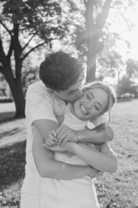 Downtown Detroit engagement photos
