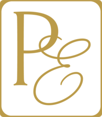 Planned elegance gold logo