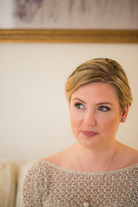 Photography of a Baltimore bride prior to her wedding