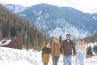 Family Portraits in Winter in NM