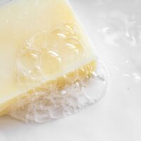 image of bar soap with suds
