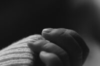 Details and close-ups during a newborn session in Christchurch
