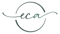 Icon with script initials "eca"
