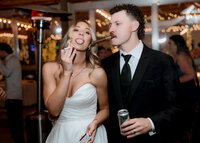 Smoke Bar during Wedding Reception at Carpenter Creek Winery in Forest Grove, Oregon