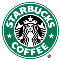starbucks logo featuring the mermaid in the center of the circle