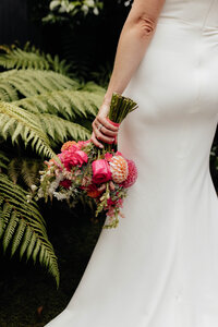 Intimate wedding photography at home in Christchurch