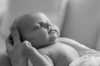 sleeping-newborn-portrait-parent-hands-black-white-boulder-in-home-photographer-146-B&W