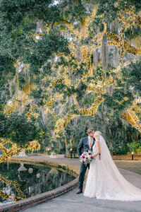 Myrtle Beach wedding photographer at Brookgreen Gardens