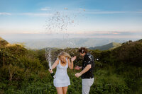 Liz and Seths Engagement - proposal Asheville Craggy-2