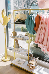 Merchandise station at kids play place in Mountain View
