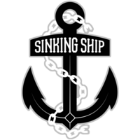 Sinking ship logo