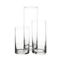 SOPHIA Glass Cylinder PILLAR Candle Holder