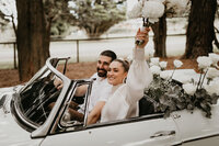 Akaness Sharks Photo Intimate wedding with vintage car-1