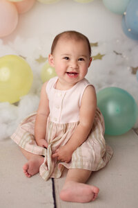 milestone photo sessions for small and older kids in new jersey