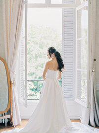 Bride Door | Chateau de Santeny Luxury Wedding Photography France | Juno by Julia C. Vona