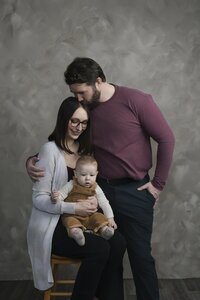 indoor studio fine art family photography