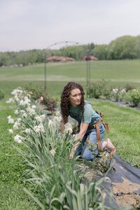 Lifestyle branding images showcasing Cherry Hill Flower Farm. A mix of portraits and candids to be used across social media and web presence. New Hampshire Branding Photographer for small businesses and creatives. Deborah Zoe Photography.