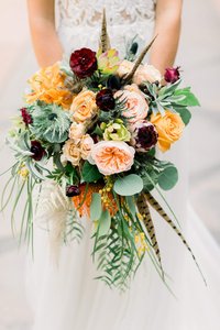 Bride's bouquet of flowers