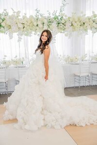 Pnina Tornai wedding dress for belle mer newport ri