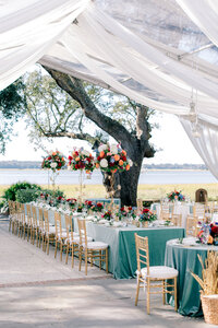 reception details for the wedding