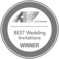 Indy A-List Best Wedding Invitations in Indianapolis Winner 2017