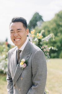 Groom Ceremony | Chateau de Santeny Planner-Led Destination Wedding Photography France | Juno by Julia C. Vona