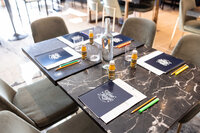 Time Magic Planner workbooks and workshop materials prepared for a sustainable productivity training session.