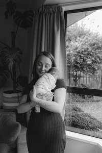 Relaxed newborn photography in Christchurch